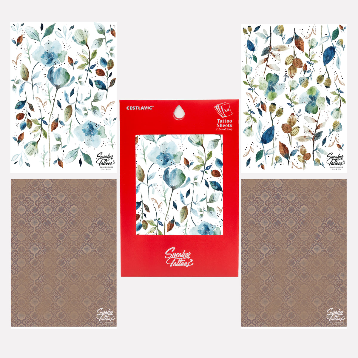 Mosaic Bloom Sneaker Tattoos®