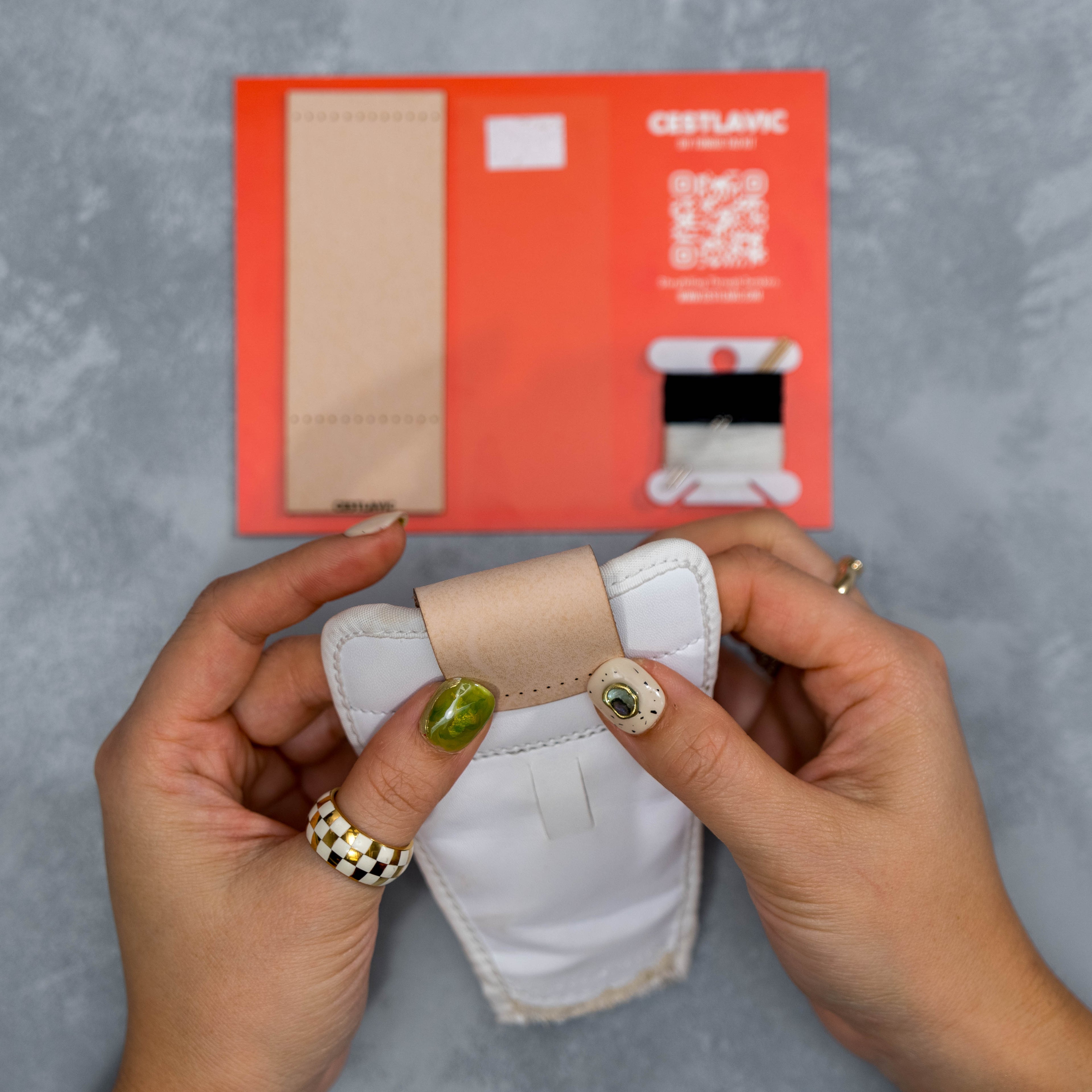 Load video: Tongue tag, replace tongue tag, tongue tag kit, tonguetag, sneaker tongue