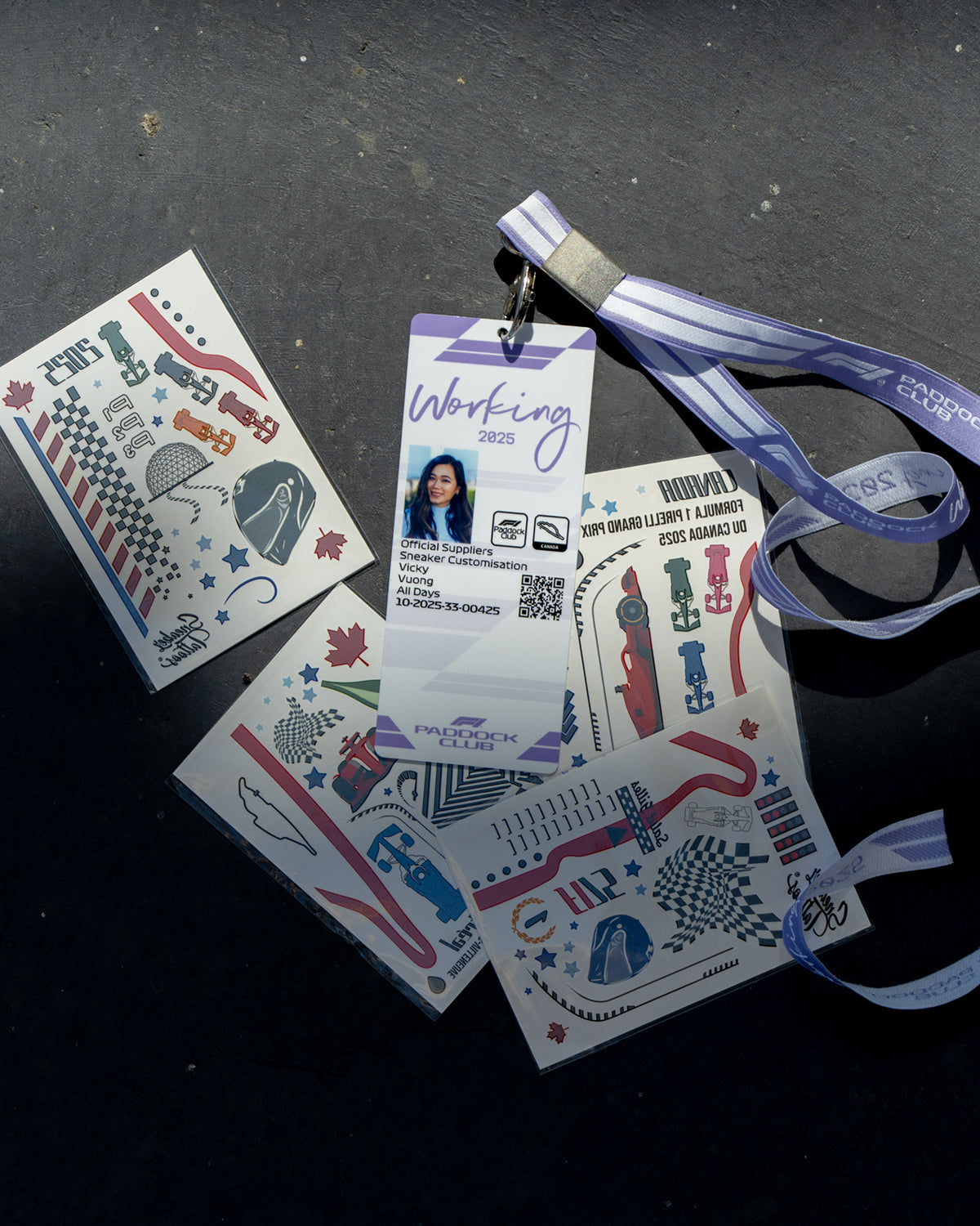 Limited Edition Montreal Formula 1 Grand Prix Mini Tattoo Set 2025
